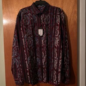 Visconti Black - men’s dress shirt NWT - XL